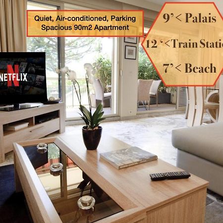 90M2 Apartement - Les Palmiers De Кан Екстериор снимка
